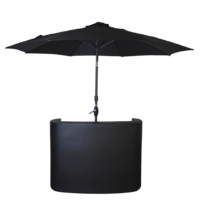 CORNER BAR MET OF ZONDER PARASOL