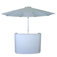 CORNER BAR MET OF ZONDER PARASOL